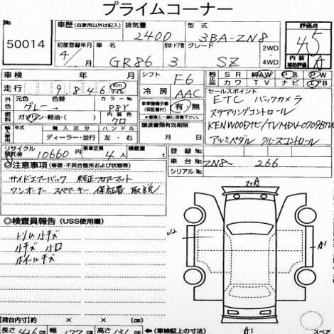 Inspection report page