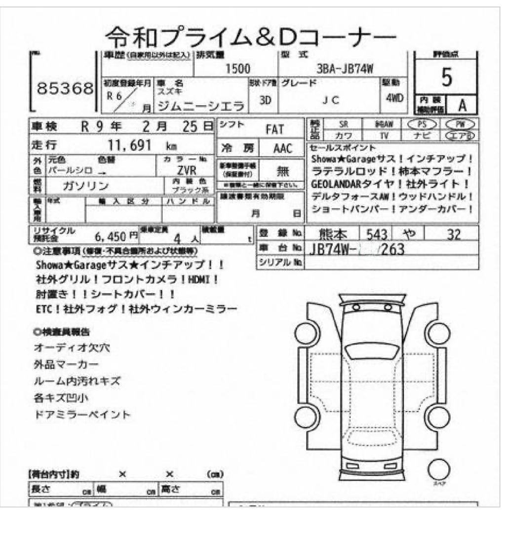 Inspection report page