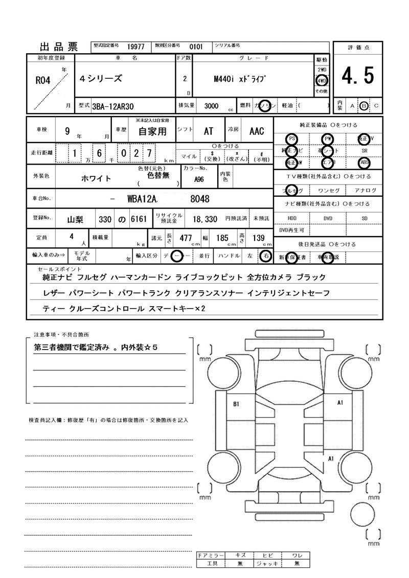 Inspection report page