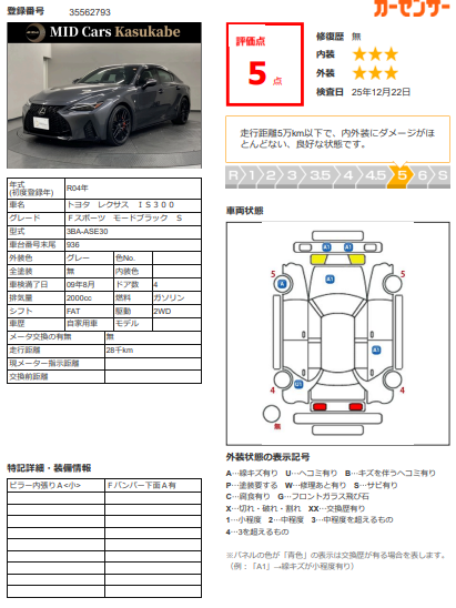 Inspection report page