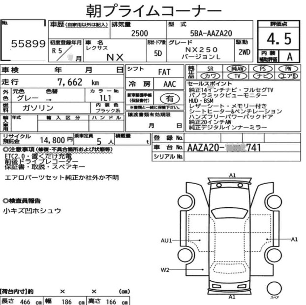 Inspection report page